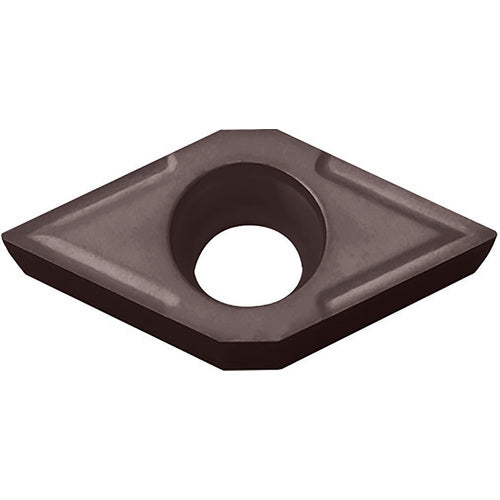 DCGT 325013 MF PR1535, 0.002″ Corner Radius, 5/32″ Thick, 3/8″ Inscribed Circle, MEGACOAT NANO, Diamond, Turning Indexable Insert - Exact Industrial Supply