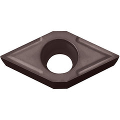DCGT 325013 MF PR1535, 0.002″ Corner Radius, 5/32″ Thick, 3/8″ Inscribed Circle, MEGACOAT NANO, Diamond, Turning Indexable Insert - Exact Industrial Supply