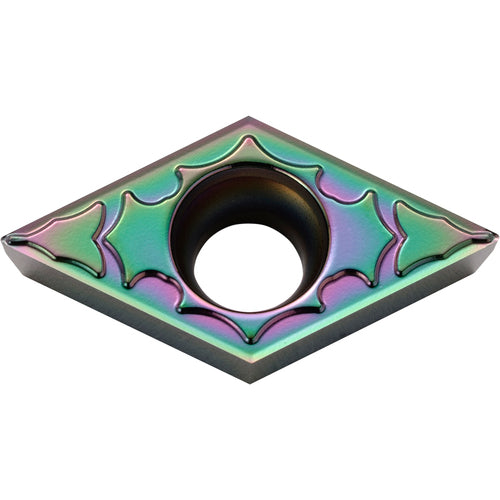 DCGT 32505 CF PDL010, 0.008″ Corner Radius, 5/32″ Thick, 3/8″ Inscribed Circle, C, 55 Degree Diamond, Turning Indexable Insert