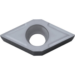 DCGT 32505 PR1725, 0.008″ Corner Radius, 5/32″ Thick, 3/8″ Inscribed Circle, MEGACOAT NANO PLUS, 55 Degree Diamond, Turning Indexable Insert