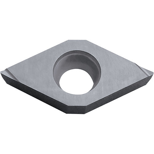 DCGT 32505 F TN60, 0.008″ Corner Radius, 5/32″ Thick, 3/8″ Inscribed Circle, TiCN/NbC, 55 Degree Diamond, Turning Indexable Insert