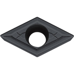 DCMT 3251 GK CA4515, 1/64″ Corner Radius, 5/32″ Thick, 3/8″ Inscribed Circle, TiCl2O3, 55 Degree Diamond, Turning Indexable Insert