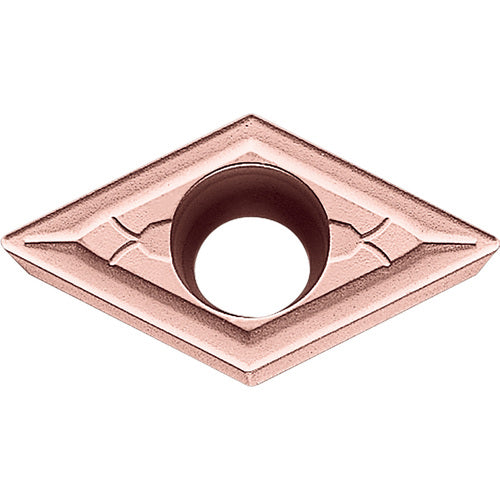 DCMT 2152 GK CA315, 1/32″ Corner Radius, 3/32″ Thick, 1/4″ Inscribed Circle, TiCnulll2O3/Ti, Diamond, Turning Indexable Insert - Exact Industrial Supply