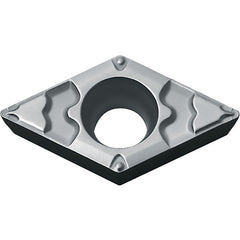 DCMT 3251 GP TN6010, 1/64″ Corner Radius, 5/32″ Thick, 3/8″ Inscribed Circle, TiCN, Diamond, Turning Indexable Insert