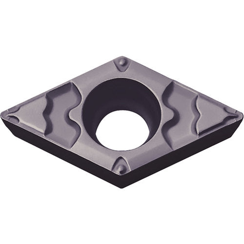 DCMT 21505 GP PR1725, 0.008″ Corner Radius, 3/32″ Thick, 1/4″ Inscribed Circle, MEGACOAT NANO PLUS, 55 Degree Diamond, Turning Indexable Insert