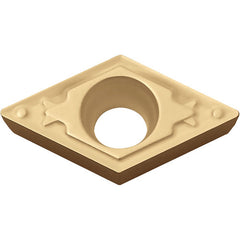 DCMT 21505 HQ PV710, 0.008″ Corner Radius, 3/32″ Thick, 1/4″ Inscribed Circle, TiCN (MEGACOAT NANO), 55 Degree Diamond, Turning Indexable Insert