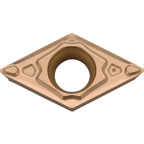 DCMT 21505 MQ CA6515, 0.0079″ Corner Radius, 3/32″ Thick, 1/4″ Inscribed Circle, TiCnulll2O3/TiN, Diamond, Turning Indexable Insert - Exact Industrial Supply