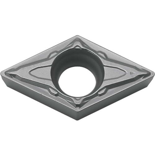 DCMT 3251 PP PV7025, 1/64″ Corner Radius, 5/32″ Thick, 3/8″ Inscribed Circle, TiCN (MEGACOAT), Diamond, Turning Indexable Insert