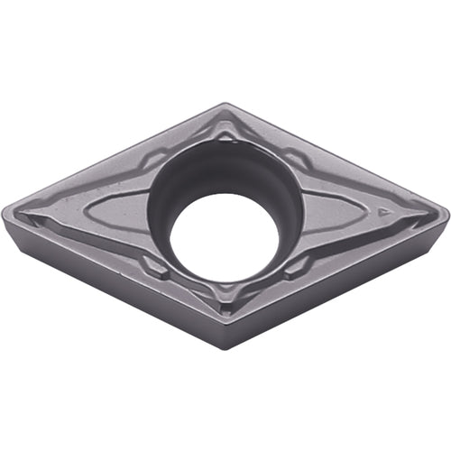 DCMT 2151 PP PR1225, 1/64″ Corner Radius, 3/32″ Thick, 1/4″ Inscribed Circle, MEGACOAT, 55 Degree Diamond, Turning Indexable Insert