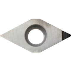 DCMT 2151 SE KPD001, 1/64″ Corner Radius, 3/32″ Thick, 1/4″ Inscribed Circle, Diamond, Turning Indexable Insert
