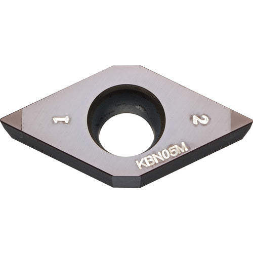 DCMW 3252 MES KBN05M, 1/32″ Corner Radius, 5/32″ Thick, 3/8″ Inscribed Circle, MEGACOAT, Diamond, Turning Indexable Insert - Exact Industrial Supply