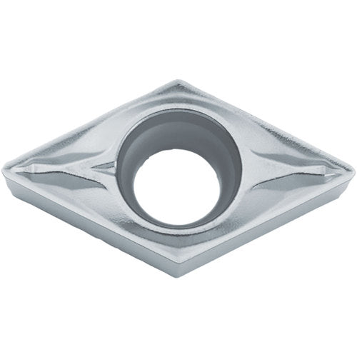 DCMX 3251 WP PV720, 1/64″ Corner Radius, 5/32″ Thick, 3/8″ Inscribed Circle, TiCN (MEGACOAT NANO), Diamond, Turning Indexable Insert - Exact Industrial Supply