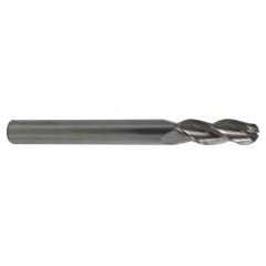 5mm TuffCut AL 3 Fl Ctr Cut Ball Al End Mill Necked - Americas Industrial Supply