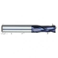 1/2" Dia. - 1-1/2" LOC - 3-1/2" OAL - 2 FL Carbide S/E HP End Mill-AlTiN - Americas Industrial Supply