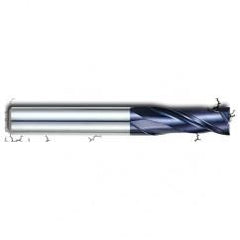 1/2" Dia. - 1-1/2" LOC - 3-1/2" OAL - 2 FL Carbide S/E HP End Mill-AlTiN - Americas Industrial Supply