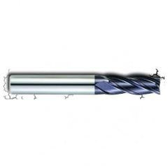 1" Dia. - 2" LOC - 4-1/2" OAL - 4 FL Carbide S/E HP End Mill-AlTiN - Americas Industrial Supply