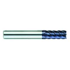 3/8" Dia. - 1-1/4" LOC - 3-1/4" OAL - 6 FL Carbide S/E HP End Mill-AlTiN - Americas Industrial Supply