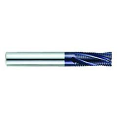 1/2" Dia. - 3" OAL - TiAlN CBD - Roughing HP End Mill - 4 FL - Americas Industrial Supply