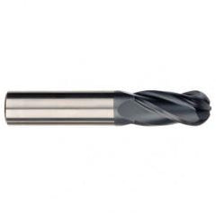 5/16" Dia. - 3" OAL - AlTiN CBD - Ball End SE EM - 4 FL - Americas Industrial Supply