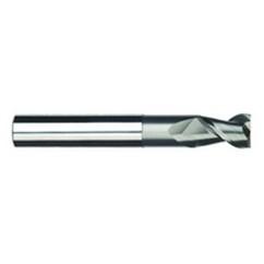 1/4" Dia. - 3/8" LOC - 2-1/2" OAL - 3 FL Carbide S/E HP End Mill-Uncoated - Americas Industrial Supply