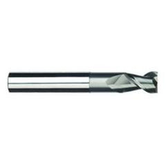 1/2" Dia. - 5/8" LOC - 3" OAL - 2 FL Carbide S/E HP End Mill-Uncoated - Americas Industrial Supply