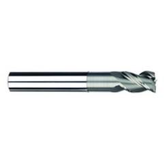 1/2" Dia. - 5/8" LOC - 6" OAL - 3 FL Carbide S/E HP End Mill-Uncoated - Americas Industrial Supply