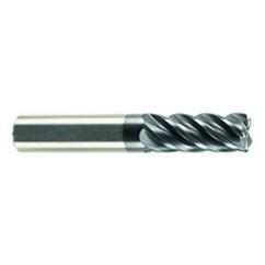 1/2" Dia. - 1-1/4" LOC - 3" OAL - .030 Radius 5 FL Carbide S/E HP End Mill-AlCrN-X - Americas Industrial Supply