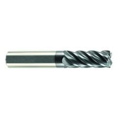 1/2" Dia. - 2-5/8" LOC - 5" OAL - .120 Radius 5 FL Carbide S/E HP End Mill-AlCrNX - Americas Industrial Supply