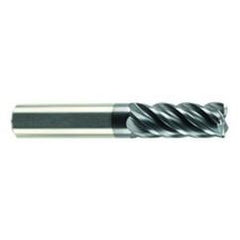 3/4" Dia. - 4-1/8" LOC - 7" OAL - .120 Radius 5 FL Carbide S/E HP End Mill-AlCrNX - Americas Industrial Supply