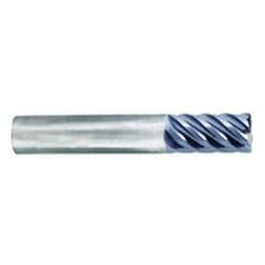 5/8" Dia. - 1-1/4" LOC - 3-1/2" OAL - .030 Radius 6 FL Carbide S/E HP End Mill-nACo - Americas Industrial Supply