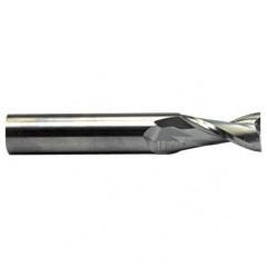2mm Dia. x 45mm Overall Length 2-Flute Square End Solid Carbide SE End Mill-Round Shank-Center Cut-WXL - Americas Industrial Supply