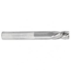 7/16 Dia. x 4 Overall Length 4-Flute Square End Solid Carbide SE End Mill-Round Shank-Center Cut-TiCN - Americas Industrial Supply