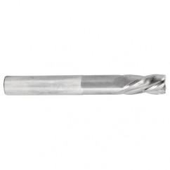 7/16 Dia. x 4 Overall Length 4-Flute Square End Solid Carbide SE End Mill-Round Shank-Center Cut-TiN - Americas Industrial Supply