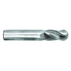 13/32" Dia. - 2-3/4" OAL - Ball Nose-TiCN Coated-SE EM - 4 FL - Americas Industrial Supply