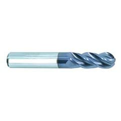 1/2" Dia. - 3" OAL - AlTiN CBD-Vari Helix-BE HP End Mill-4 FL - Americas Industrial Supply