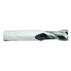 5/16 Dia. x 2-1/2 Overall Length 2-Flute .045 C/R Solid Carbide SE End Mill-Round Shank-Center Cut-AlTiN - Americas Industrial Supply