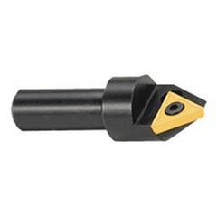 90° Point - 1-1/4" Min - 3/4" SH - Indexable Countersink & Chamfering Tool - Americas Industrial Supply