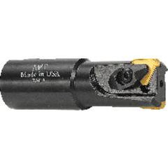 1-1/4'' Cutting Dia. x 1-1/4'' SH - Holds 2 Insert(s) - S-Shank Indexable End Mill - Americas Industrial Supply