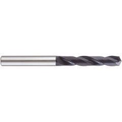 15.3 mm Dia. × 16 mm Shank × 65 mm Flute Length × 115 mm OAL, 3xD, 140°, TiAlN, 2 Flute, External Coolant, Straight Solid Carbide Drill