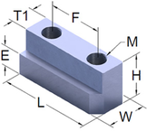 KW12JN Jaw Nut For 1.5mm Serrated Hard Jaw - Americas Industrial Supply