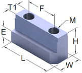 KW15KJN Jaw Nut For 1.5mm Serrated Hard Jaw - Americas Industrial Supply