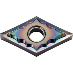 DNGG 431 AH PDL025, 1/64″ Corner Radius, 3/16″ Thick, 1/2″ Inscribed Circle, C, Diamond, Turning Indexable Insert - Exact Industrial Supply