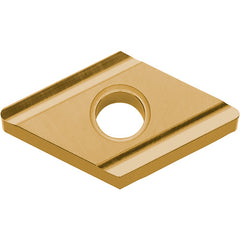DNGG 432 PV710, 1/32″ Corner Radius, 3/16″ Thick, 1/2″ Inscribed Circle, TiCN (MEGACOAT NANO), 55 Degree Diamond, Turning Indexable Insert