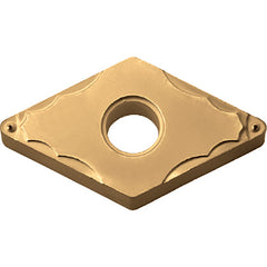 DNMG 432 GP TN60, 1/32″ Corner Radius, 3/16″ Thick, 1/2″ Inscribed Circle, TiCN/NbC, Diamond, Turning Indexable Insert - Exact Industrial Supply