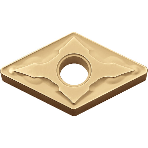 DNMG 431 GS CA025P, 1/64″ Corner Radius, 3/16″ Thick, 1/2″ Inscribed Circle, TiCl2O3/TiN, 55 Degree Diamond, Turning Indexable Insert