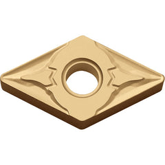 DNMG 433 GT CA025P, 3/64″ Corner Radius, 3/16″ Thick, 1/2″ Inscribed Circle, TiCl2O3/TiN, 55 Degree Diamond, Turning Indexable Insert