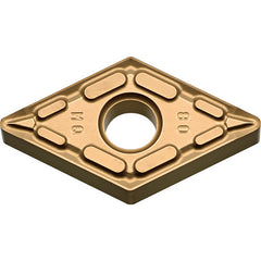 DNMG 432 MQ PR1325, 1/32″ Corner Radius, 3/16″ Thick, 1/2″ Inscribed Circle, MEGACOAT, Diamond, Turning Indexable Insert - Exact Industrial Supply