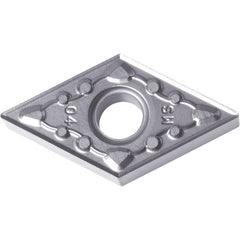 DNMG 432 MS PR005S, 1/32″ Corner Radius, 3/16″ Thick, 1/2″ Inscribed Circle, MEGACOAT HARD, Diamond, Turning Indexable Insert - Exact Industrial Supply
