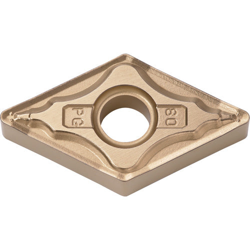 DNMG 433 PG CA525, 3/64″ Corner Radius, 3/16″ Thick, 1/2″ Inscribed Circle, TiCnulll2O3/TiN, Diamond, Turning Indexable Insert - Exact Industrial Supply