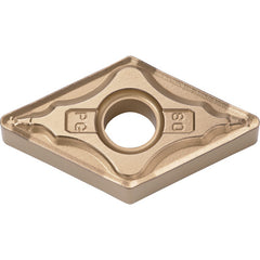 DNMG 431 PG CA530, 1/64″ Corner Radius, 3/16″ Thick, 1/2″ Inscribed Circle, TiCnulll2O3/TiN, Diamond, Turning Indexable Insert - Exact Industrial Supply